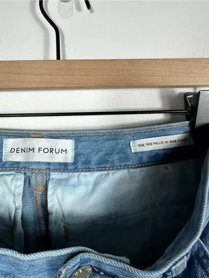Aritzia Denim Forum 90s Millie Hi Rise Cargo Jeans 26 Blue‎ Wide Leg Y2K thumbnail 11
