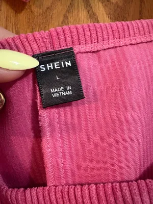 SheIn Women’s Corduroy Romper Overalls thumbnail 2