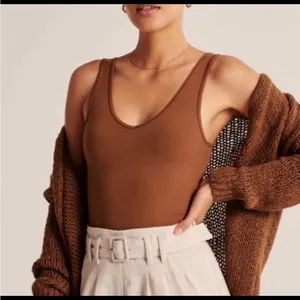 Abercrombie and Fitch Brown Bodysuit casualwear size Large thumbnail 1