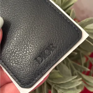 Christian Dior Pebbled leather logo card phone sticker NEW thumbnail 5