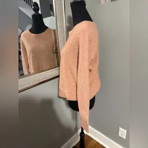 Madewell Jane Waffle Stitch Crew Neck Wool Alpaca Blend Sweater Small. thumbnail 3
