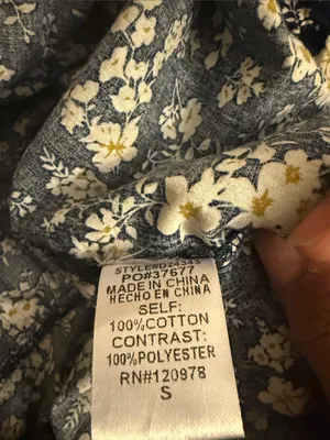 entro Navy Blue Floral Puff-Sleeve Maxi Dress thumbnail 8