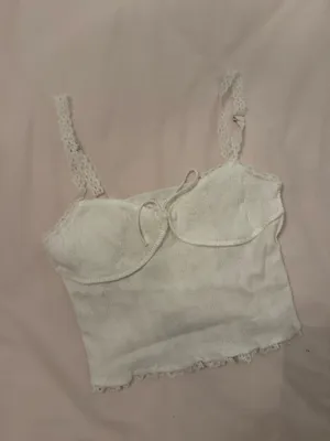 Edikted White Lace Top Tank thumbnail 2