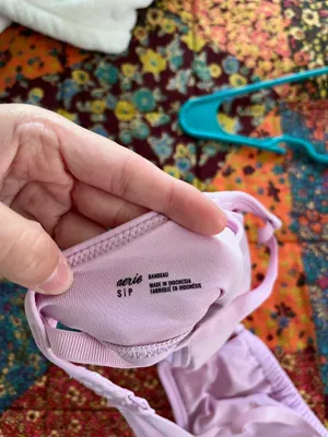 Aerie Baby Pink Bikini Top thumbnail 2