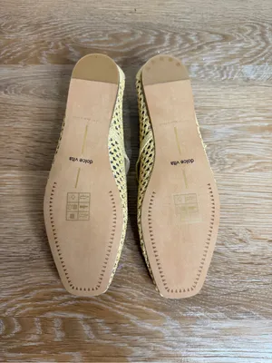 NWT Dolce Vita Reyes Natural Woven Raffia Mary Jane Ballet Flas, Size 5.5 thumbnail 10