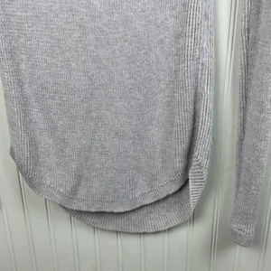 Lululemon Cabin Yogi Long Sleeve Knit Sweater Heathered Light Grey Size Small thumbnail 8