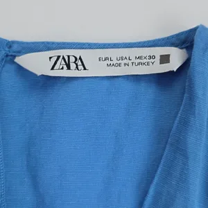 Zara -786 Women's Sleeveless Light Blue Romper Large‎ thumbnail 2