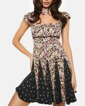 Free People Ponderosa Dress boho , bohemian , western chic in med Sz NWT thumbnail 1