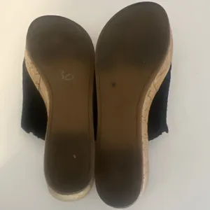 Sam Edelman Ranger Black Suede Wedge Sandals Women’s US 7.5 3” Heel Boho Chic thumbnail 5