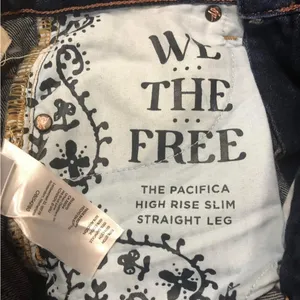 Free People We The Free Pacifica Straight-Leg Jeans Size 25. B20 thumbnail 6