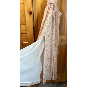 Pink‎ Lily Women's Small Floral Halter Neck Maxi Dress Backless Summer Boho thumbnail 5