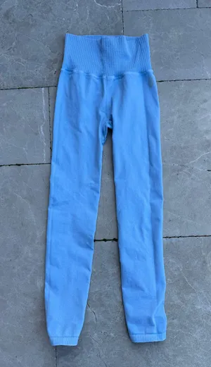 Free People Good Karma Leggings light blue XS thumbnail 4