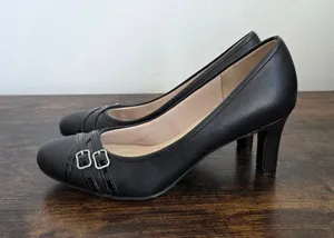 Life Stride Velocity Memory Foam Mickie Heel Shoe Black Professional Size 8.5 M thumbnail 1