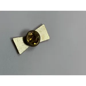 Budweiser Red & Gold Enamel Lapel Pin With Bowtie Logo Design In Black Gift Box thumbnail 3