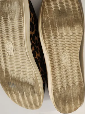 Vintage7Eight Brown Leopard Print Slip-On Sneakers Size 9 thumbnail 7