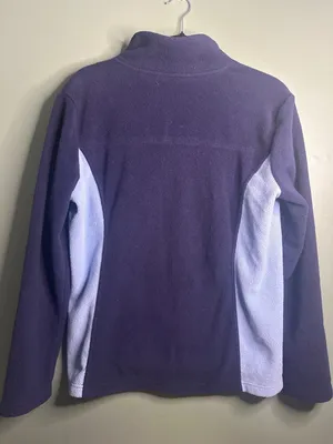 Brooks Brothers 346 Womens Large Quarter Zip Fleece Pullover Navy Blue Casual thumbnail 5