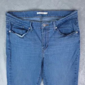 Levis Jeans Womens‎ 12M (33x32) Blue Classic Bootcut Denim Mid Rise Stretch Y2K thumbnail 3