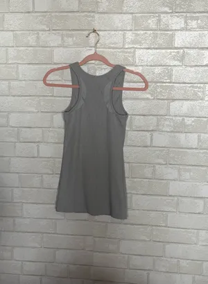 Under Armour Women's Grey Ribbed Tank Top thumbnail 4