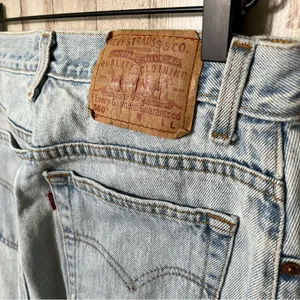 Vintage 90s Levis 550 High Rise Tapered‎ Leg Relaxed Fit Cotton Womens Size 12 thumbnail 4