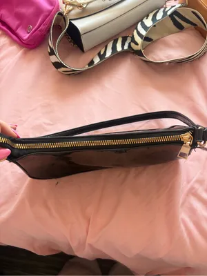 Black Patent Shoulder Bag thumbnail 4