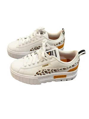 PUMA Mayze Roar Platform Sneakers Shoes White 7 Women's, Size 5.5 Girl's thumbnail 3