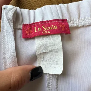 La Seala USA Strapless White Mini Dress Size Small Summer Party‎ Preppy Beach thumbnail 6