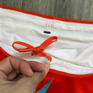 lululemon Bright Orange Shorts Size XL Mid Rise 3.5” thumbnail 3
