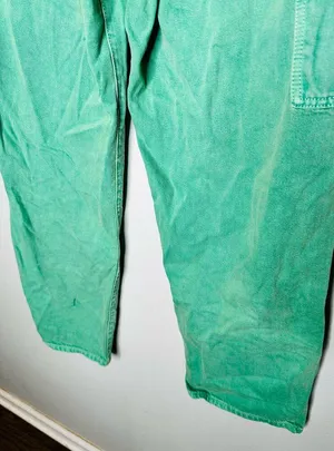 WRANGLER Green Casey Jones Carpenter Denim Jeans Size 29x30 thumbnail 7