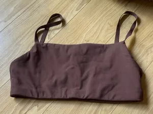 Meshki Brown Sports Bra thumbnail 1