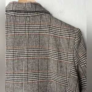Commense valor plaid oversized overcoat NEW XS Brown thumbnail 14