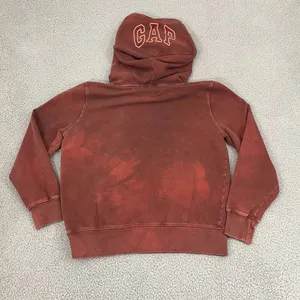 GAP‎ Hoodie Women L Red Tie Dye Pullover Sweatshirt thumbnail 8