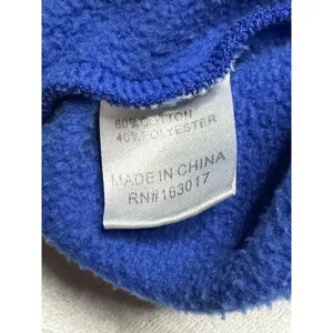 Princess Polly Cropped Half-Zip Pullover Sweatshirt – Women’s US 6 – Blue White thumbnail 2