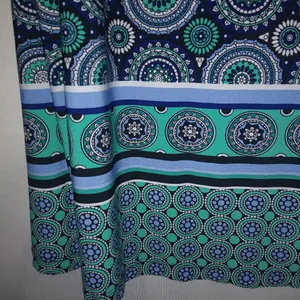 Cato M Maxi Stretch Skirt Black Blue Green Kalidoscope thumbnail 2