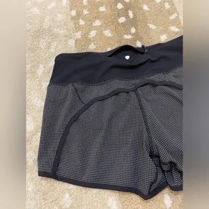 Lululemon Athletica speed shorts black and white Dottie women’s size 4 thumbnail 5