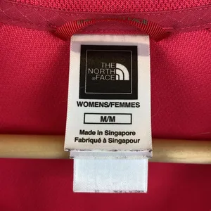 North Face Women's Pink Long Sleeve Quarter Zip Neck Fleece Athletic Top M thumbnail 5