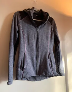 Athleta Women’s Size Small Jacket Athletic Workout Yoga Running Full Zip Purple thumbnail 1
