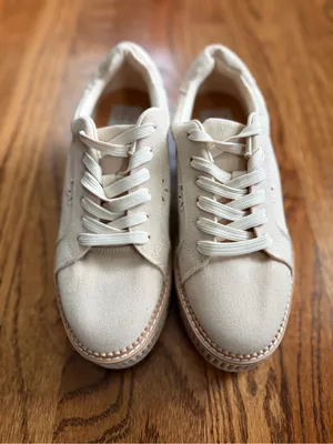 DV by Dolce Vita Brin Floral Platform Sneakers Cream Women’s 8 thumbnail 2