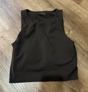 OFFLINE by Aerie Tank Bra Crop Top, Earth Brown thumbnail 1