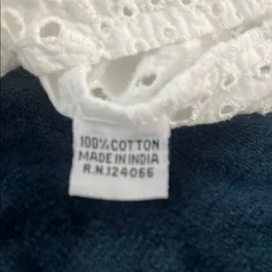 White Eyelet Swim Cover thumbnail 7