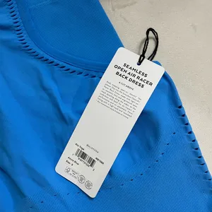 ALO Yoga NWT Seamless Open Air Racerback Dress Azure Blue Size S thumbnail 6