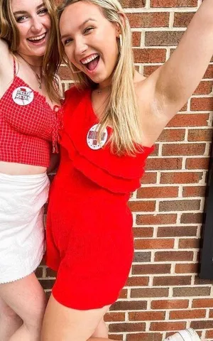 Listicle Red Romper thumbnail 1