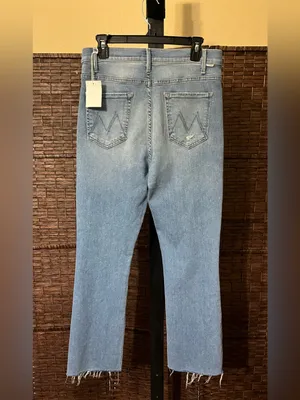New MOTHER The Hustler Ankle Fray Jeans – Size 32” (Not Plus Size) thumbnail 5