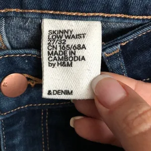 & Denim‎ Skinny Low Waist Jeans thumbnail 4