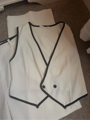 12th Tribe White and Black Pant Set thumbnail 8