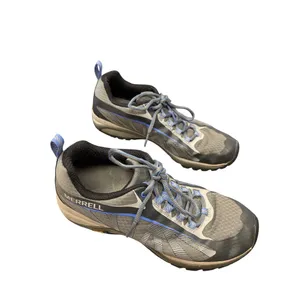 Merrell Performance Vibram wms gray blue hiking walking sneakers sz 8 SKU 9943 thumbnail 3