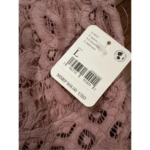 Free People Adella Cami in Dusty Mauve‎ NWT Sz L thumbnail 4