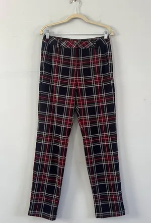 J. McLaughlin NWT Stewart Royal Tartan Plaid Pants thumbnail 4