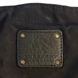 Burberry Black Large Side Snap With Strap Rivet Tote Purse thumbnail 2