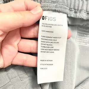 FIGS Yola Skinny Scrub Pants in Dark Space Grey Size M TW2000R thumbnail 4