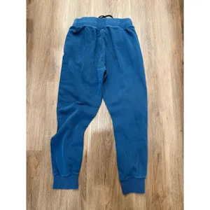 Nike Sportswear Essential Womens Fleece Jogger Pants Blue Teal Swoosh Size M thumbnail 2